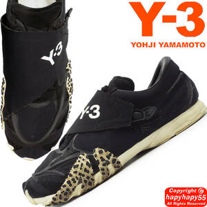 定価4.4万■Y-3 REHITO スニーカー◆Yohji Yamamoto adidas コラボ ヨウジヤマモト アディダス GroundY グラウンドワイ S