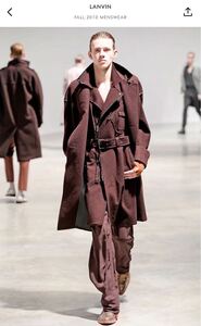 2010aw lanvin ライダース コート ルカ エルバス ランバン ウール