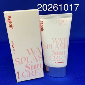 F7123 espoir エスポア　日焼け止め ウォータースプラッシュ　サンクリーム　セラミド　60ml