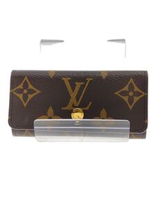 LOUIS VUITTON◆ミュルティクレ4_モノグラム・キャンバス_BRW/-/BRW/レディース