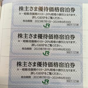 JR東日本 株主優待 メトロポリタン、ホテルメッツ他宿泊優待券