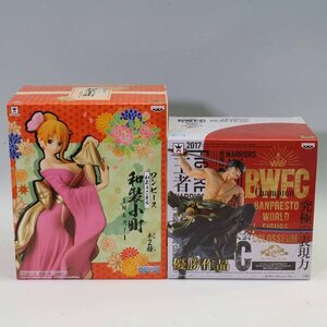 新品 ONE PIECE ワンピース フィギュア2体セット バンプレスト造形王頂上決戦vol.1ゾロ/和装小町ナミ◆959f02