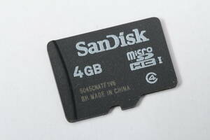 4GB microSDHC カード SanDisk