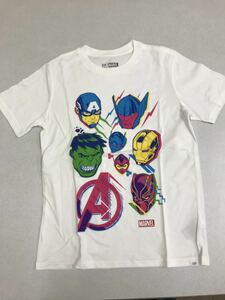 ■ＧＡＰ■新品■150■ギャップ■アベンジャーズ■Ｔシャツ■かっこいいデザイン■白■USA■アメコミ■marvel■21■2-2