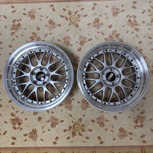 BBS シュテルン RS853 18インチ 9J +28 114.3 5穴 鍛造 メッシュ ホイール 9.5j 8.5j 深リム チェイサー マークⅡ スカイライン 2本