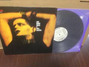 LP 見本盤 白ラベル ルー・リード ロックンロール・アニマル ジャケ裂け RCA-6200 LOU REED ROCK