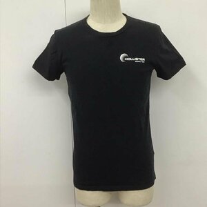 Hollister XS ホリスター Tシャツ 半袖 半袖カットソー プリントTシャツ クルーネックカットソー T Shirt 黒 / ブラック / 10107248