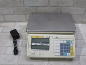 Ω 新DC 1006♪ 保証有 TEC【 SL-2300-N 】東芝テック 電子料金はかり AC付 動作OK 領収書発行可