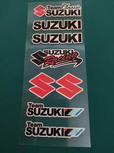 【ゆうパケット送料込】SUZUKI(スズキ) ステッカー 横8.8cm×縦20.8cm ⑦