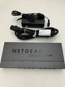 【中古品】NETGEAR PROSAFE GS108P 15.4W(1~4ポート）他４ポートSW