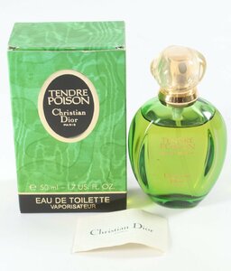 Christian Dior クリスチャンディオール TENDRE POISON タンドゥル プワソン 50ml オードトワレ 香水 パフューム 箱付き 2693-AS