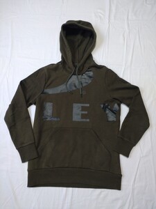 OAKLEY オークリー BIG LOGO ELLIPSE HOODIE スウェット プルパーカー size M カーキ 状態良い 472589