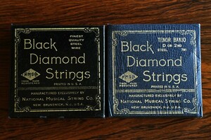 ヴィンテージ弦 Black Diamond Strings バンジョー弦 2種セット vintage