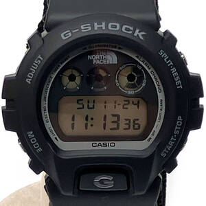 tu160 Supreme×THE NORTH FACE×G-SHOCK 限定トリプルコラボモデル DW-6900NS 腕時計 ブラック ※中古美品