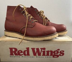 ★良上 美品★red wing レッドウィング ヴィンテージ 革ブーツ★アメリカ　USA製 箱付き★９D