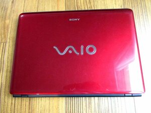 ♪SONY VAIO PCG-5J6N Bios起動 HDD無し HDDマウント付 メモリー1GB バッテリー有り ジャンク 修理　部品取り用 ♪