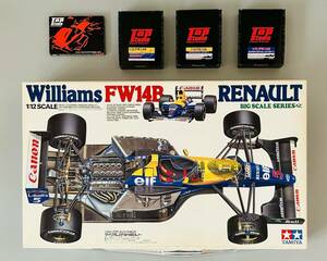 タミヤ模型 1/12 ビッグスケールシリーズ「NO.29 ウィリアムズFW-14Bルノー（Williams FW14B）」未組立品 + Top Studio Detail-Up Set 4個