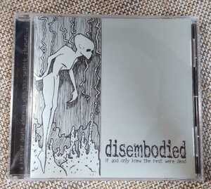 ♪disembodied【if god only knew the rest were dead】CD♪メタルコア/ハードコア