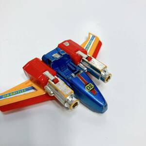 1円〜　当時物 タカラ ダイアクロン ダイアバトルス 3機合体 バトルス02 ダイカスト 超合金 ミ