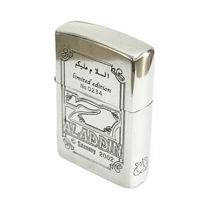 【W0111】ZIPPO ジッポー ジッポ ライター オイルライター 喫煙具 Zippo ALADDIN アラジン 2002年 ヴィンテージ 火花確認済み 着火未確認