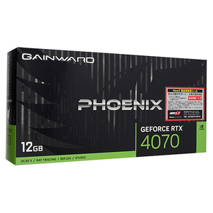 GAINWARD グラフィックボード GeForce RTX 4070 PHOENIX 12GB NED4070H19K9-1043X-G [管理:1000027028]