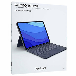 【中古】ロジクール iPad Pro 12.9インチ用 トラックパッド＆キーボード一体型ケース COMBO TOUCH iK1275GRA 元箱あり [管理:1050016921]