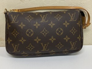 ●　【1円スタート】 LOUIS VUITTON　ルイヴィトン　ポシェット　アクセソワール　ポーチ　モノグラム　CA0061