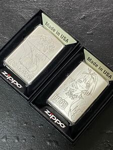 zippo 五等分の花嫁 四葉 2点 アニメ 両面刻印 希少モデル 2021年製 2023年製 一花 二乃 三玖 四葉 五月 ケース 保証書付き