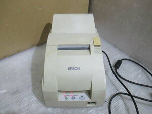 [F2-3/M007-1]★EPSON TM-TU220A 506 Model:M188A サーマルレシートプリンタ 通電OK★