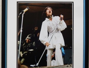 ミック・ジャガー/Hyde Park Concert 1969/アート ピク 額装/ローリングストーンズ/Mick Jagger/Rolling Stones/ハイドパーク・コンサート