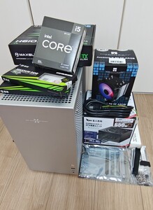 新品自作コンパクト高性能ゲーミングPC　ITXアルミケース