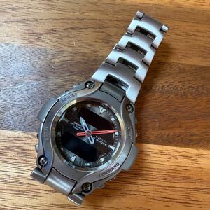 【ジャンク】CASIO G-SHOCK 最高峰モデル MRG-130T 動作未確認 チタンモデル