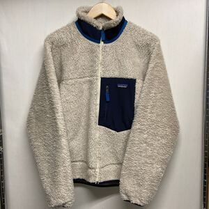 【Patagonia パタゴニア】STY23056FA23 CLASSIC RETRO-X JKT フリースジャケット Mサイズ ホワイト ポリエステル 2410oki h