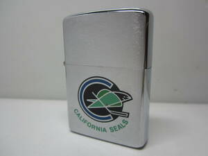 ☆Vin-Zippo☆ NHL CALIFORNIA SEALS カリフォルニアシールズ ケース ヴィンテージ 1966年　　