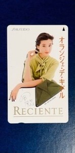 ★宮沢りえ⑱　資生堂ＲＥＣＩＥＮＴＥ レシェント（オランジェ・デ・キドル／ルージュ）　テレカ　テレホンカード