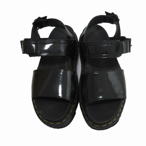 ドクターマーチン DR MARTENS VOSS STRAP SANDAL パテント サンダル ストラップ シューズ 靴 UK5 24.0 ブラック ur135