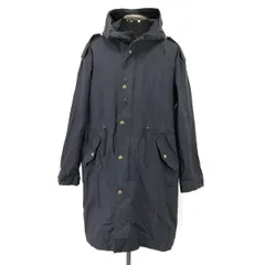 ドッグハウス/DOG HOUSE★コットン/モッズコート【メンズM/紺/navy】オーバーサイズ/フルジップ/比翼仕立て/military/Coat/Jumper◆cBH419