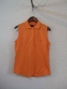 VICKYオレンジノースリーブポロシャツ（USED）70514②