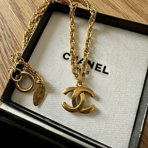 CHANEL シャネル ネックレス ココマーク ゴールド　ヴィンテージ