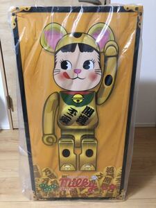 BE＠RBRICK 招き猫 ペコちゃん 金運 金メッキ 1000% 2018