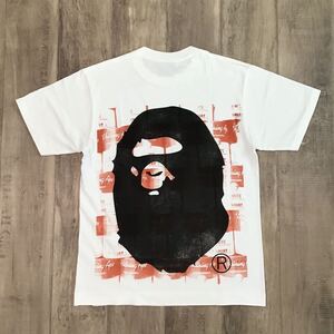 ★激レア★ 青山限定 手刷り Tシャツ Mサイズ シリアルナンバー a bathing ape BAPE エイプ ベイプ NIGO キャンベル缶 裏原宿 w506