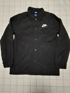 NIKE ナイキ ハイブリッド ウーブン ジャケット コーチジャケット size M ブラック 黒 超美品 885954