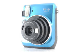 動作品 富士フィルム FUJIFILM instax mini 70 青 ブルー インスタックス チェキ インスタントカメラ 管GG3239