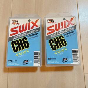 2個新品 SWIX CH6 WAX 60g スウィックス スキーワックス スノーボード/gallium ガリウム ホルメンコール マツモトワックス TOKO DOMINATOR