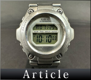 203412◆動作確認済 CASIO カシオ G-SHOCK MR-G Gショック ジーショック 腕時計 クォーツ MRG-100 デジタル SS シルバー メンズ/ D