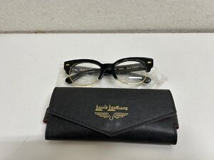 1942　EFFECTOR × LEWIS LEATHERS サングラス BUD GANZ 黒×ゴールド 中古