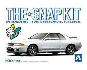 1/32 アオシマ SNAP14-B スナップ キット 日産 R32スカイラインGT-R クリスタルホワイト