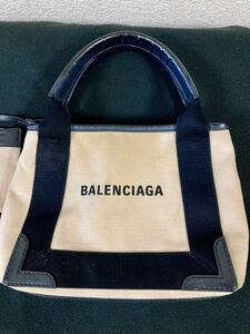 値下げ！バレンシアガ トートバッグ XS ホワイト　 BALENCIAGA キャンバス