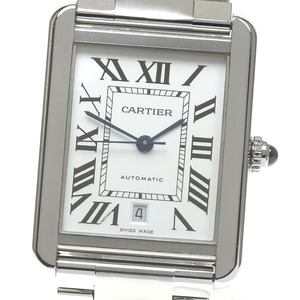 カルティエ CARTIER W5200028 タンクソロ XL デイト 自動巻き メンズ _837119