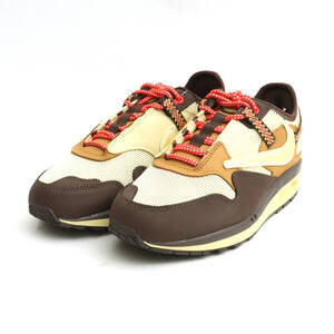 未使用 25.5cm NIKE × TRAVIS SCOTT Air Max 1 CACT.US Brown DO9392-200 ナイキ トラヴィススコット エアマックスワン カクタスブラウン